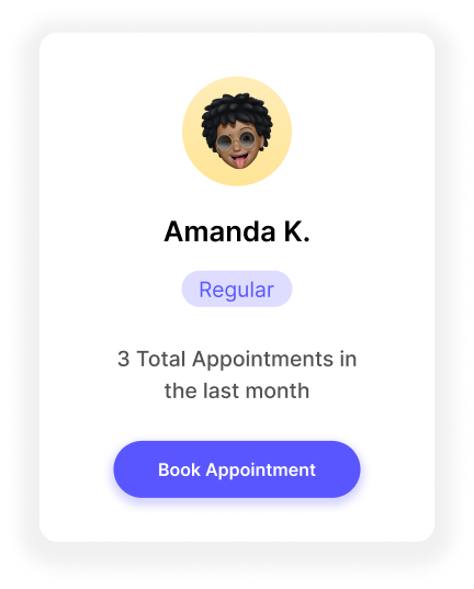 Xuuri appointment details card